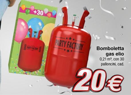 Offerta per Bomboletta Gas Elio a 20€ in KiK