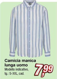 Offerta per Camicia Manica Lunga Uomo a 7,99€ in KiK
