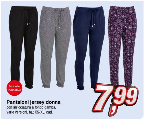 Offerta per Pantaloni Jersey Donna a 7,99€ in KiK