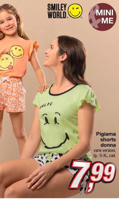 Offerta per Pigiama Shorts Donna a 7,99€ in KiK