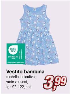 Offerta per Vestito Bambina a 3,99€ in KiK