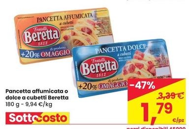 Offerta per Pancetta a 1,79€ in Despar
