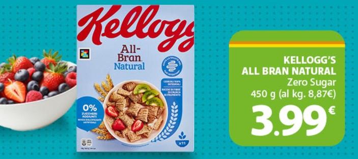 Offerta per Kelloggs - All Bran Natural Zero Sugar a 3,99€ in Famila Superstore