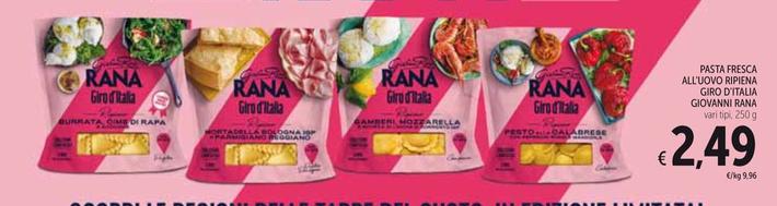 Offerta per Giovanni Rana - Pasta Fresca All'Uovo Ripiena Giro D'Italia a 2,49€ in Spazio Conad