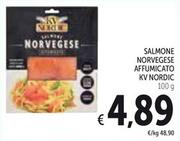 Offerta per Kv Nordic - Salmone Norvegese Affumicato a 4,89€ in Spazio Conad
