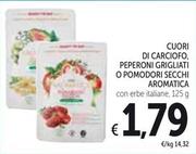 Offerta per Aromatica - Cuori Di Carciofo/Peperoni Grigliati O Pomodori Secchi a 1,79€ in Spazio Conad