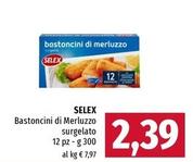 Offerta per Selex - Bastoncini Di Merluzzo Surgelato a 2,39€ in Famila