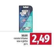 Offerta per Selex - Rasoio Trilama Usa E Getta a 2,49€ in Famila