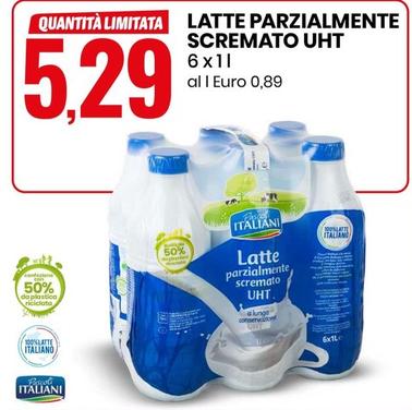 Offerta per Pascoli Italiani - Latte Parzialmente Scremato UHT a 5,29€ in Eurospin