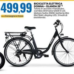 Offerta per Bicicletta Elettrica Donna-Olanda 26" a 499,99€ in Eurospin