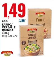 Offerta per Delizie Dal Sole - Farro/Cerealie Quinoa a 1,49€ in Eurospin