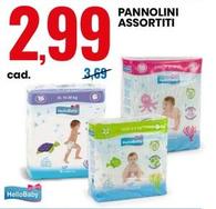 Offerta per Hello Baby Pannolini Assortiti a 2,99€ in Eurospin