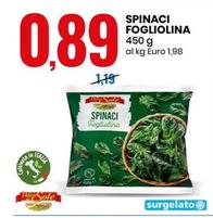 Offerta per Delizie Dal Sole - Spinaci Fogliolina a 0,89€ in Eurospin