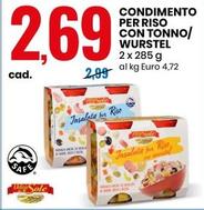 Offerta per Delizie Dal Sole - Condimento Per Riso Con Tonno/Wurstel a 2,69€ in Eurospin