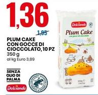 Offerta per Dolciando - Plum Cake Con Gocce Di Cioccolato, 10 Pz a 1,36€ in Eurospin