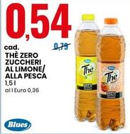 Offerta per Blues Thè Zero Zuccheri Al Limone/Alla Pesca a 0,54€ in Eurospin