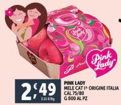 Offerta per  Pink Lady - Mele Cat I⌃ Origine Italia Cal 75/80  a 2,49€ in Decò