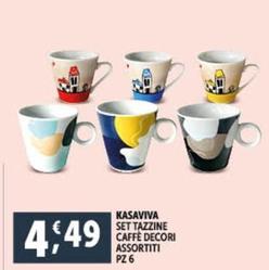 Offerta per Kasaviva - Set Tazzine Caffè a 4,49€ in Decò