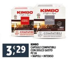 Offerta per Kimbo - Capsule Compatibili Con Dolce Gusto Napoli a 3,29€ in Decò