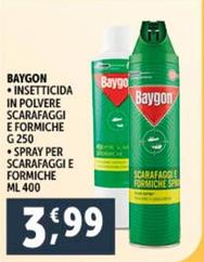 Offerta per Baygon - Insetticida In Polvere Scarafaggi E Formiche a 3,99€ in Decò