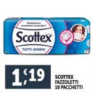 Offerta per Scottex - Fazzoletti 10 Pacchetti a 1,19€ in Decò