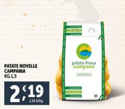 Offerta per Patate Novelle Campania a 2,19€ in Decò