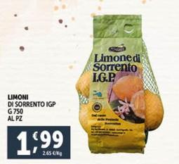 Offerta per Limoni a 1,99€ in Decò