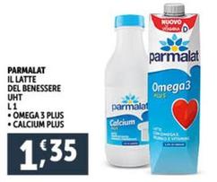 Offerta per Parmalat - Il Latte UHT Omega 3 Plus/Calcium Plus a 1,35€ in Decò