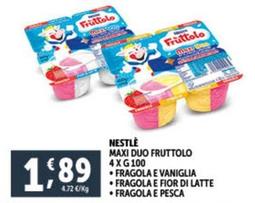Offerta per Nestlè - Maxi Duo Fruttolo a 1,89€ in Decò