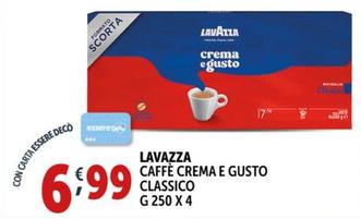 Offerta per  Lavazza - Caffè Crema E Gusto Classico  a 6,99€ in Decò