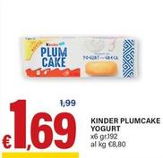 Offerta per Kinder - Plumcake Yogurt a 1,69€ in ARD Discount