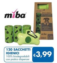 Offerta per Miba - 120 Sacchetti Igienici a 3,99€ in MD