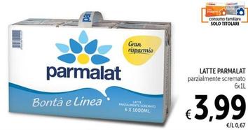 Offerta per Parmalat - Latte a 3,99€ in Spazio Conad