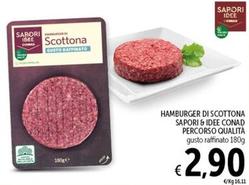 Offerta per Conad - Hamburger Di Scottona Sapori & Idee Percorso Qualità a 2,9€ in Spazio Conad