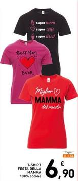 Offerta per T-Shirt Festa Della Mamma a 6,9€ in Spazio Conad