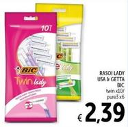 Offerta per Bic - Rasoi Lady Usa & Getta a 2,39€ in Spazio Conad