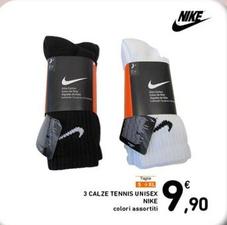 Offerta per Nike - 3 Calze Tennis Unisex a 9,9€ in Spazio Conad