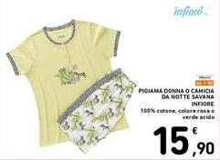 Offerta per Infiore - Pigiama Donna O Camicia Da Notte Savana a 15,9€ in Spazio Conad