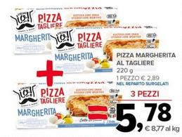 Offerta per Pizza Margherita Al Tagliere a 2,89€ in Todis