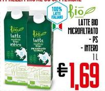 Offerta per Latte Bio Microfiltrato a 1,69€ in Todis