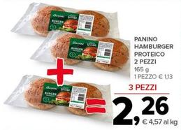 Offerta per Panino Hamburger Proteico a 1,13€ in Todis
