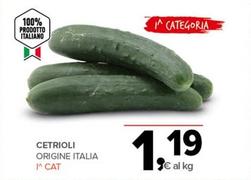 Offerta per Cetrioli a 1,19€ in Todis