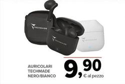 Offerta per Auricolari Techmade Nero/bianco a 9,9€ in Todis