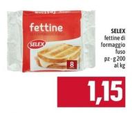 Offerta per Selex - Fettine Di Formaggio Fuso a 1,15€ in Emi