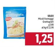 Offerta per Selex - Mix Di Formaggi Grattugiati a 1,25€ in Emi