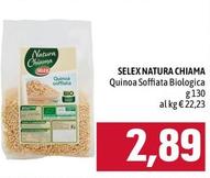 Offerta per Selex Natura Chiama - Quinoa Soffiata Biologica a 2,89€ in Emi