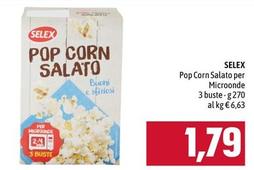 Offerta per Selex - Pop Corn Salato Per Microonde 3 Buste a 1,79€ in Emi