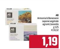 Offerta per AB - Armonia & Benessere Sapone Vegetale Agrumi/Lavanda a 1,19€ in Emi