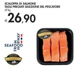 Offerta per Selezione Del Pescatore - Scaloppa Di Salmone Tagli Pregiati  a 26,9€ in Bennet