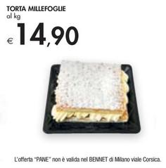 Offerta per Torta Millefoglie a 14,9€ in Bennet